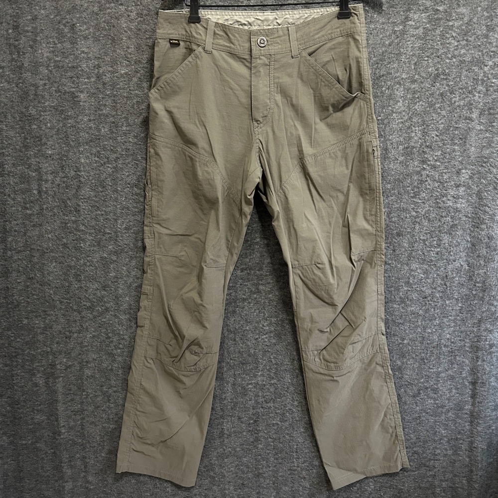 KUHL Renegade Pants Mens 32x32 Beige Technical Hiking Outdoor Trail Stretch 5120